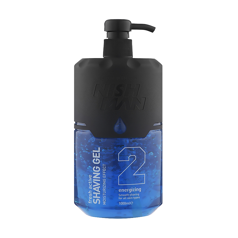 Чоловічий гель для гоління Nishman No.2 Fresh Active Energizing Shaving Gel, 1 л