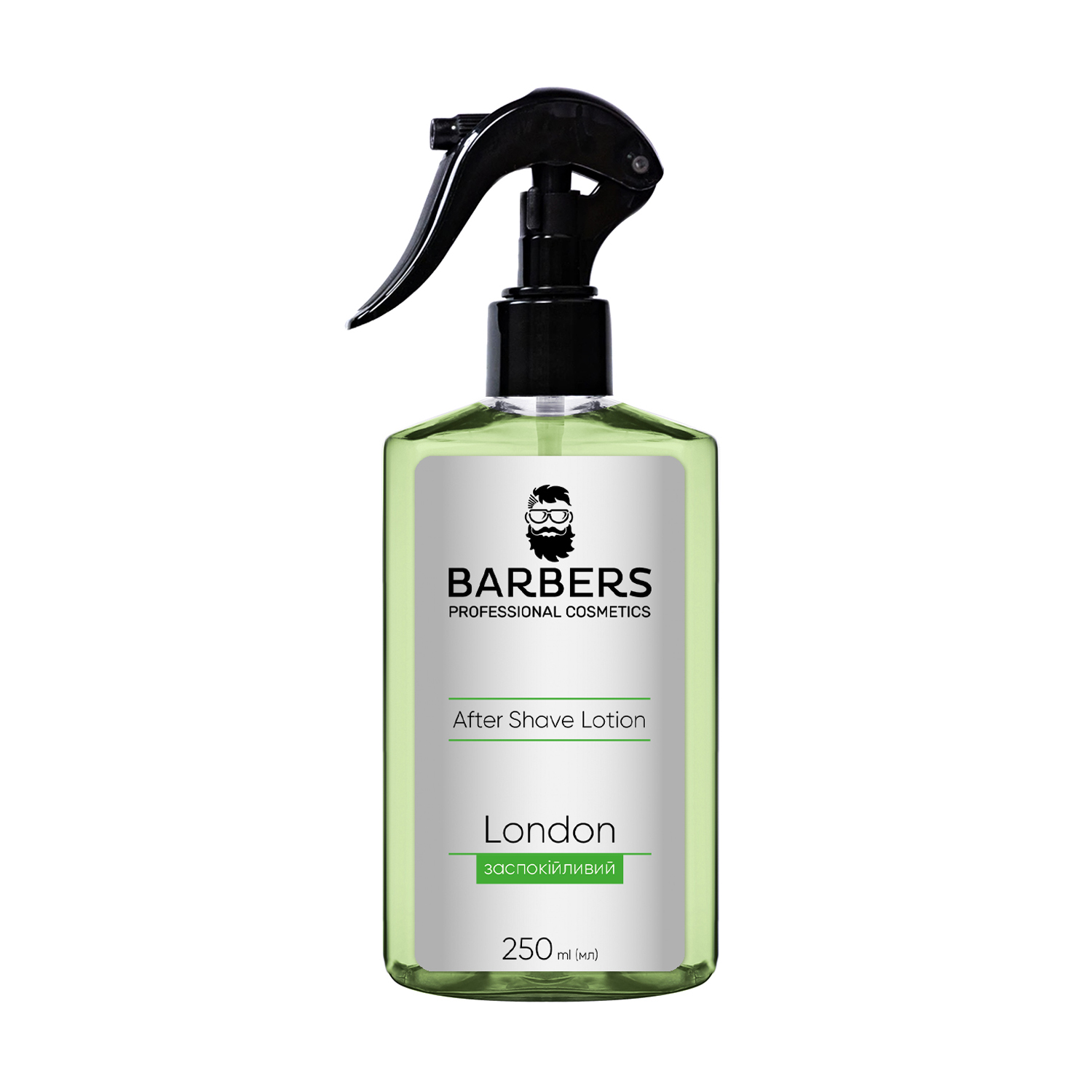 Чоловічий заспокійливий лосьйон після гоління Barbers London After Shave Lotion, 250 мл